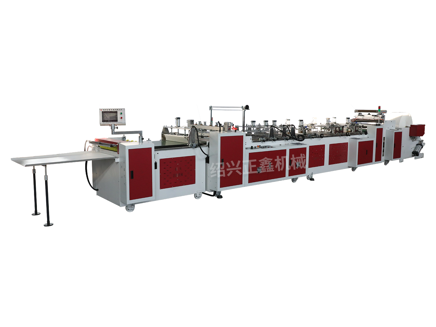 Heavy duty bag making machine
