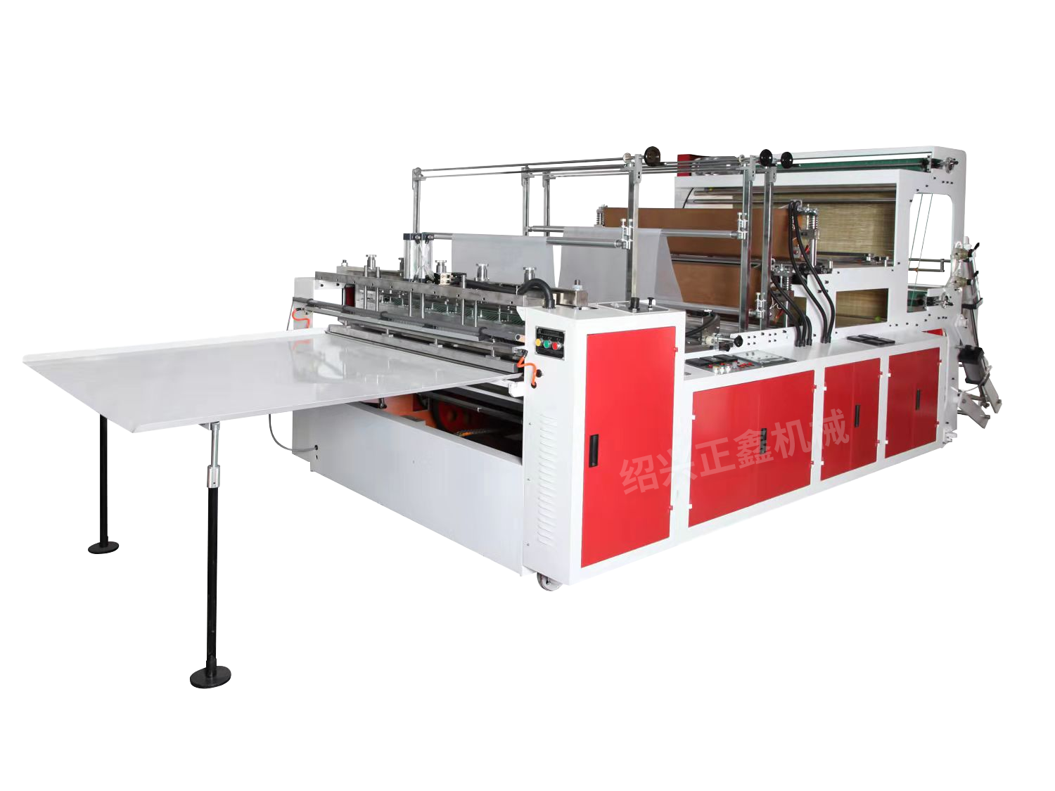Double-deck cold-cutting bag making machine (flying cutter)