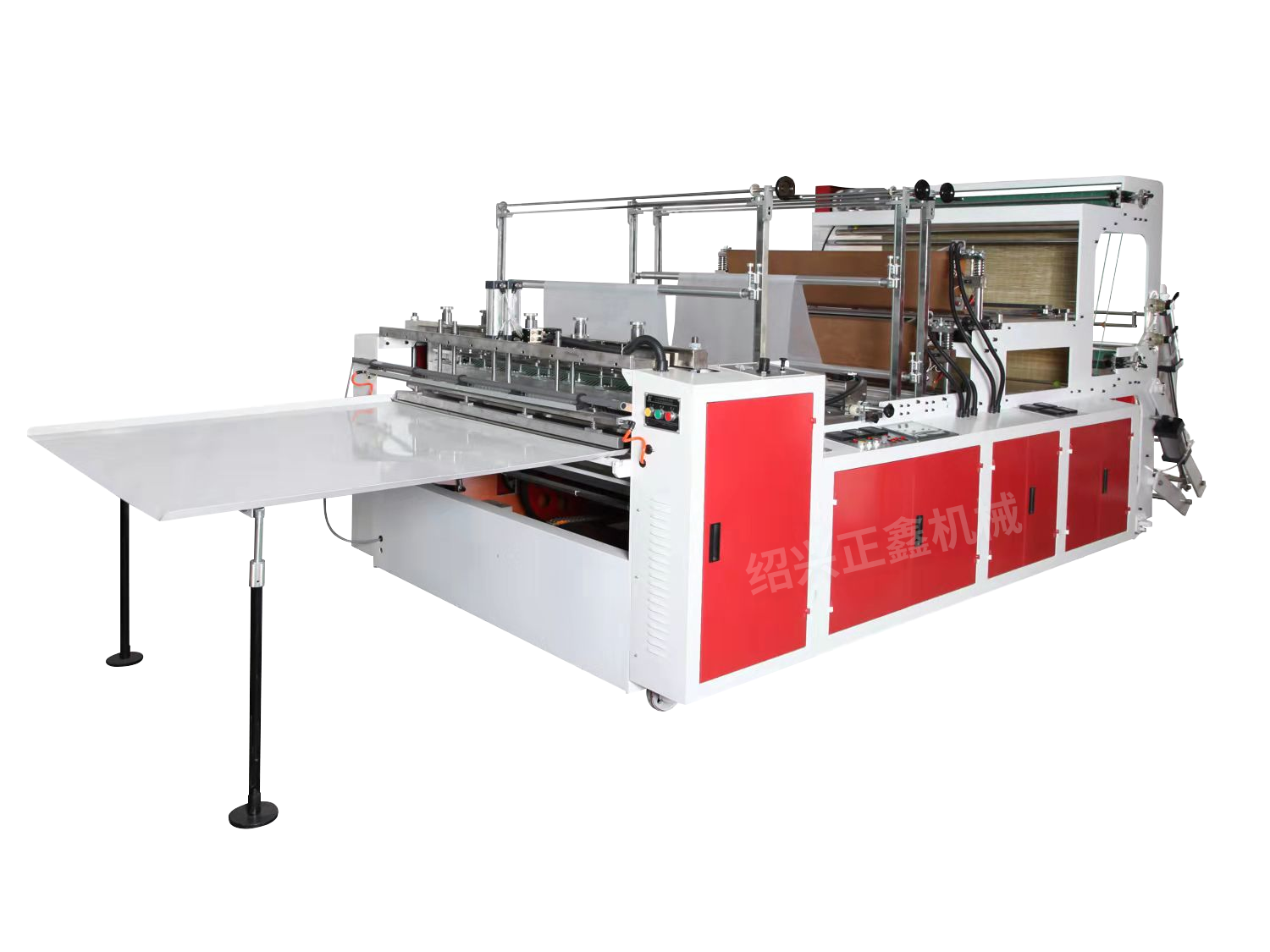 Double-deck cold-cutting bag making machine (flying cutter)